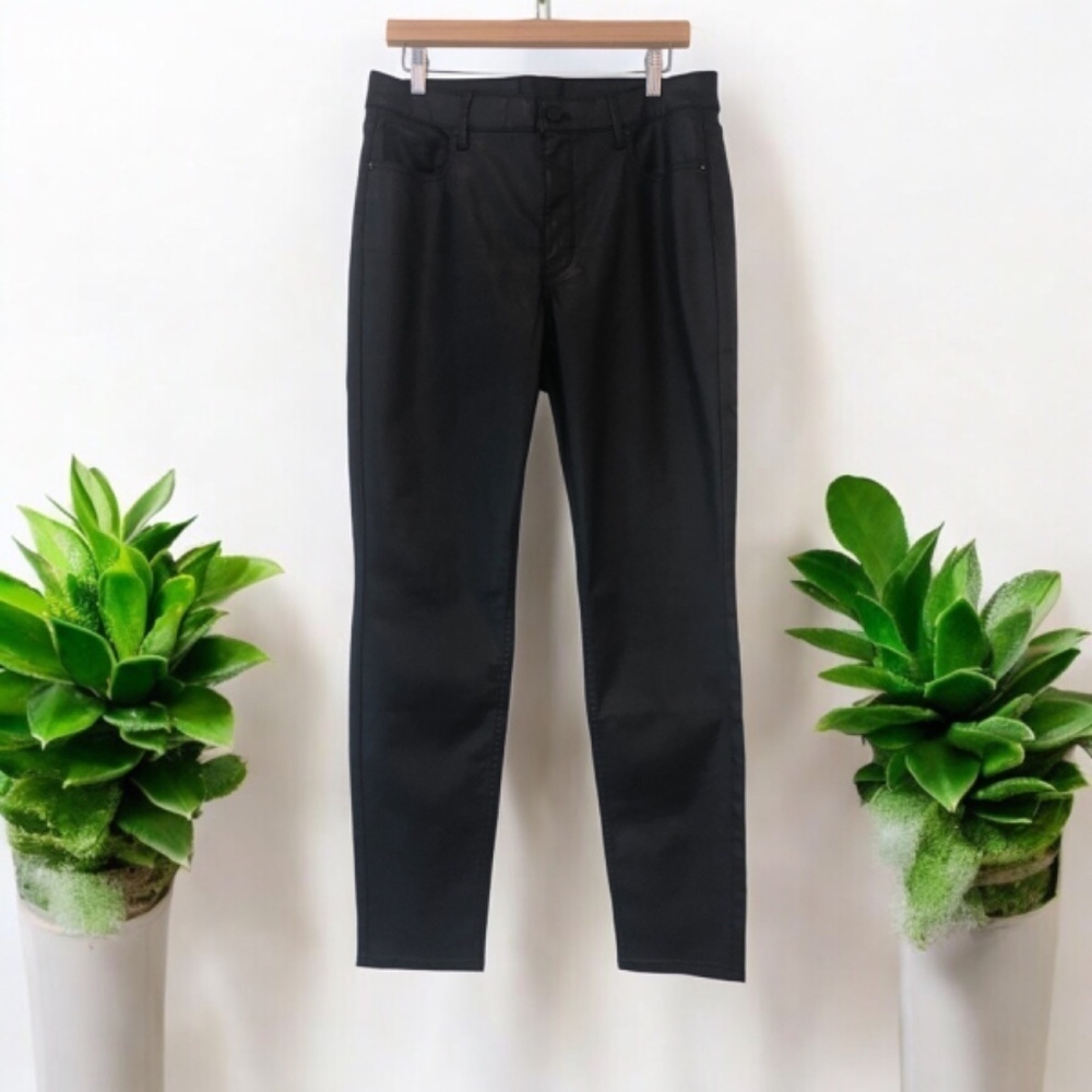 WHBM High-Rise Coated Skinny Jeans - Picture 2 of 11